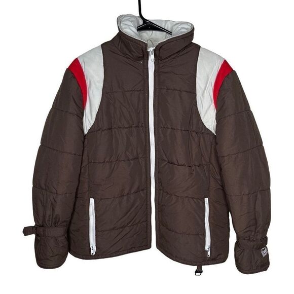 American Vintage 70s 80s Insulated Puffer Jacket Size M USA Made - Picture 1 of 5